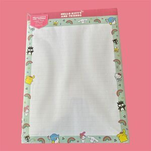 2024 Sanrio Hello Kitty & Friends 2 Pack Legal Pads Letter 160 Sheets Blue Green
